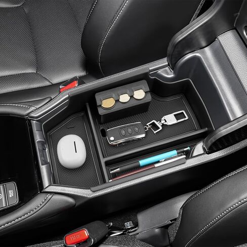 2023 2024 Accord/Accord Hybrid Center Console Organizer for Honda Accord (LX/EX/EX-L/Sport/Sport-L/Touring) Armrest Storage Box, 2023 Accord Organizer 2024 Accord Accessories (Black Mats) in Kuwait