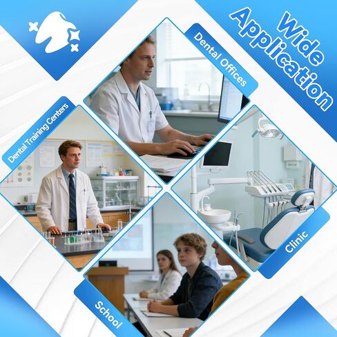 Dental Training Manikin Head with Removable Teeth, Phantom Head Model with Bench Mount, Dental Typodont Mount Fixed on Table & Face Mask for Simulation, Practice, Teaching & Demonstration Use in Kuwait