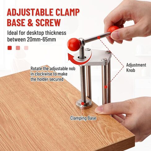 4E 4E's USA تمثال تدريب الأسنان المثبت على مقعد (28 سنًا): نموذج رأس فانتوم مع مشبك مكتب، قاعدة رأس، قناع وجه وأنبوب تصريف، مثالي للعرض والتعليم in Kuwait