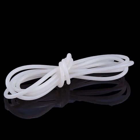 High Temperature Resistant Silicone Rubber Cord 1-30mm Diameter Round Solid Silicone Rubber Rod Bar for Machinery Gaskets Seals Heat Press(4mm*5m) in Saudi Arabia