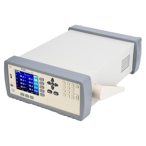 AT4116 جهاز اختبار درجة الحرارة بـ 16 قناة مع شاشة TFT LCD وشاشة ترانزستور رقيقة ومنفذ USB للاختبار المتوازي متعدد القنوات 200 إلى 1300 K J T دعم مزدوج حراري (قابس أمريكي 110 فولت) in Saudi Arabia