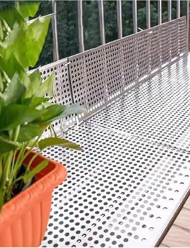 Stainless Steel Perforated Sheet - Durable Anti-Loss Safety Net for Balcony & Window Protection, Fall Prevention Mesh for Home Safety, Weather-Resistant Design in Kuwait