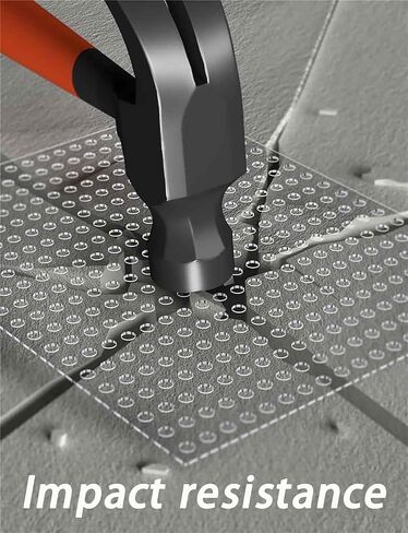 Lightweight Perforated Polycarbonate Sheets - Waterproof Mesh Design Balcony/Window Protection Panels (30x350cm) for Enhanced Safety and Durability in Kuwait