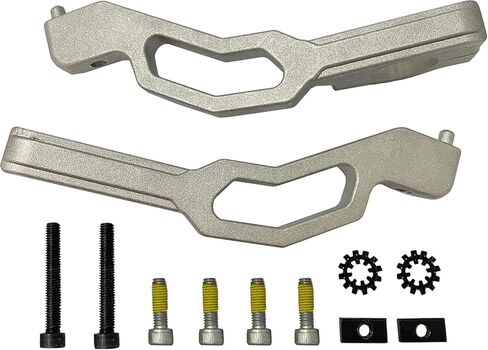 Snowmobile Axys Straight Bar Handguard Mounts 2880939، متوافق مع 2016-2019 Rush/Switchback، 2019-2021 INDY، 2021AXYS (قطعتان) in Kuwait