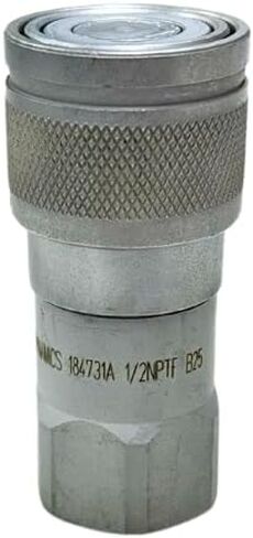 1/2" NPT Flat Face Hydraulic Quick Connect/Coupler Size 1/2" Female Coupler Replacement For Skid-Steer ISO 16028 in Saudi Arabia