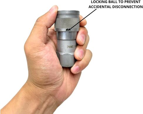1/2" NPT Flat Face Hydraulic Quick Connect/Coupler Size 1/2" Female Coupler Replacement For Skid-Steer ISO 16028 in Saudi Arabia