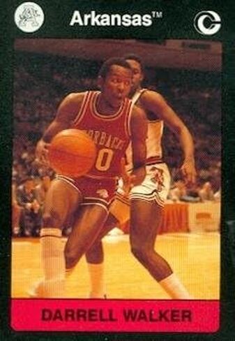 Autograph Warehouse Darrell Walker Basketball Card (Arkansas) 1991 Collegiate Collection No.85 in Saudi Arabia