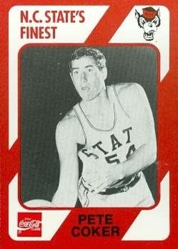 Autograph Warehouse Pete Coker Basketball Card (N.C. North Carolina State) 1989 Collegiate Collection No.181 in Saudi Arabia