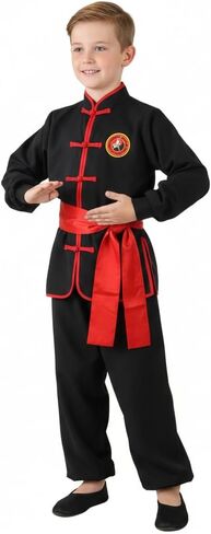 STIOEDYUAN Kids Kung Fu Suits Tai Chi Uniform Chinese Martial Art Wing Chun Clothing Sets in Kuwait