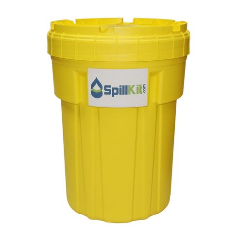 Spillkit.com مجموعة الانسكابات العالمية للاستجابة للطوارئ - تتضمن أسطوانة سعة 30 جالونًا، ومنصات وجوارب ماصة، وحقيبة التخلص، ومعدات السلامة in Saudi Arabia