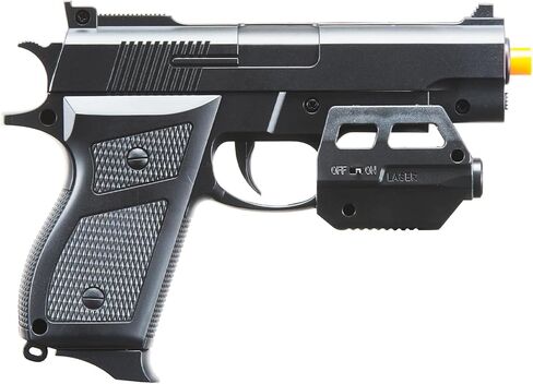 UKARMS UK Arms V1918A مسدس Airsoft يعمل بالزنبرك مع ضوء (اللون: أسود) in Kuwait