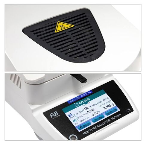 FLB Moisture anlyzer (110g*0.001g) with Aluminum Pans Size 3.94 inch in Kuwait
