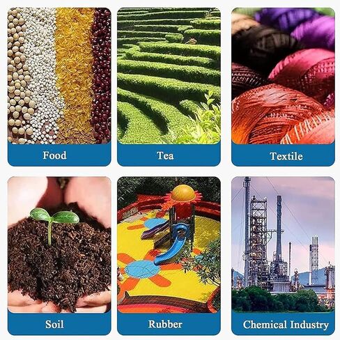 Lab Halogen Moisture Analyzer, 50g/0.001g Automatic Moisture Meter, 50-80℃ Heating, 0-90min Timing Setting, with RS-232C Data Interface, for Grain, Powder, Herb, Tea in Kuwait