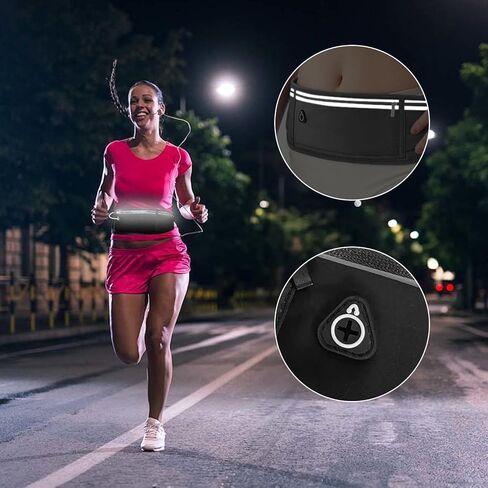 Running Belt,Running Belts for Women Fanny Pack,Black 1PCS in Kuwait