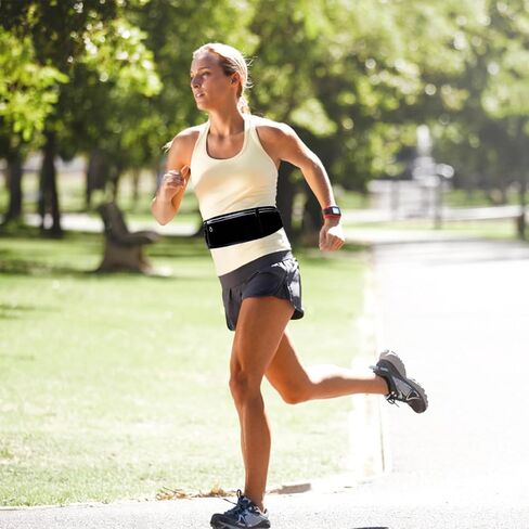 Running Belt,Running Belts for Women Fanny Pack,Black 1PCS in Kuwait