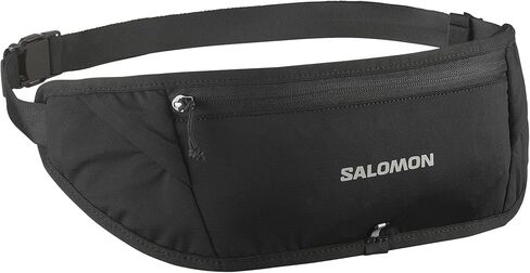 Salomon Pulse Sling Belt, Minimalist Adjustable Running Belt with 3–5L Expandable Storage for Phone, Flask & Nutrition - BLACK - NS in Kuwait