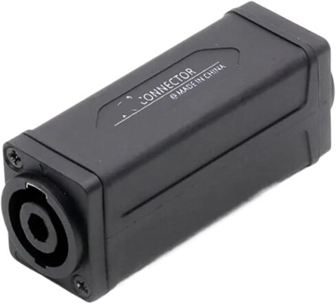 1Pc 4Pins Speaker/Power Connector Coupler Adapter Extender Audio Panel Mount Straight(Plastic-Red- Red) in Kuwait