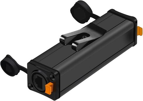 1Pc RJ45 Female Ethernet Connector Electronic Aluminum Alloy/Plastic Housing Case Coupler Adapter D Type Panel Converter(Multi) in Kuwait