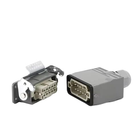 Heavy Duty Connectors HA Screw Crimp Connector Top Side Out 10Pin 16Pin 32Pin Connector Weld-Free(Elevated Side Out,15P) in Kuwait