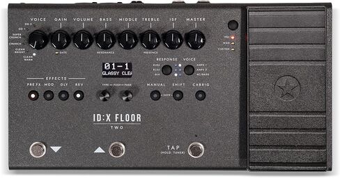Blackstar ID:X Floor Two Floorboard Multi-FX Pedal مع نماذج Amp، FX، اتصال USB-C، ودواسة التعبير in Saudi Arabia