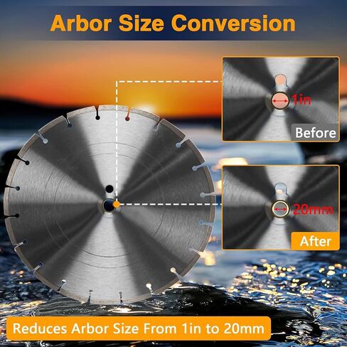 20mm Arbors Reduction Bushings 5Pcs Set Sawer Bushings 1inch Hole to 20mm Reducers Rings Arbor Adapters Reducers Rings in Saudi Arabia