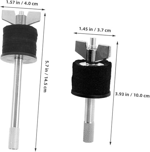jojofuny Cymbal Stacker Mount Dual Layer Design 2pcs Adjustable Cymbal Boom Arm Holder for Drum Set Compatible and Percussion Instruments in Saudi Arabia