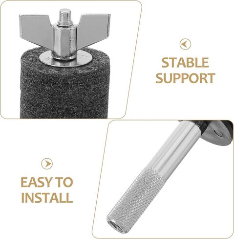TOYANDONA Cymbal Stacker Adapter for Snare Drum Double Mount Holder for Drum Accessories Stable Support Space Saving Design for Home and Professional Use in Saudi Arabia