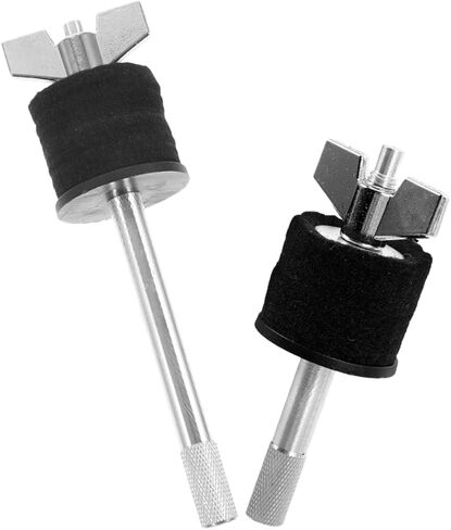 Totority 2pcs Cymbal Stacker Boom Arm Holder Adjustable Height Cymbal Mounting Tools for Drum Set Accessories Compatible Hi-Hat Stands and Straight Mounts in Saudi Arabia