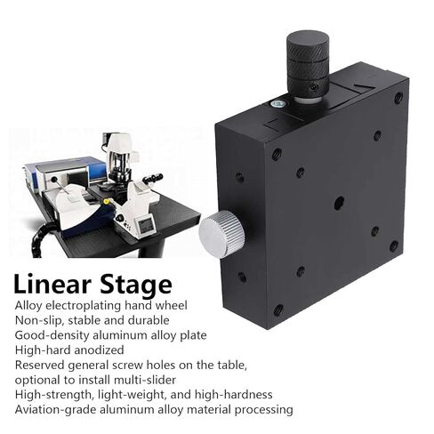 Linear Stage Manual Platform Optical Fine ‑ Tuning Curved Sliding Table HGFG60x60 60x60mm in Saudi Arabia