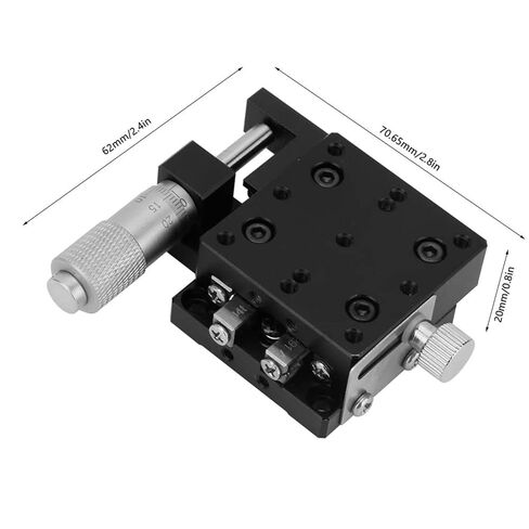 Garosa X Linear Stages, Aluminium Alloy Micrometer Fine Tuning Cross Roller, Sliding Table for Optical Measurement and Production Machinery in Saudi Arabia