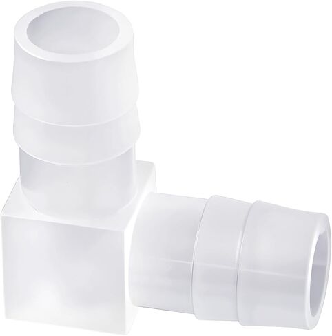 6 PCS 3/8" Hose Id 90 Degree Elbow Barb Fitting, Plastic Hose Barb 90 Degree Elbow L Fitting 2 Way Equal Barbed Joint Splicer Mender Union Adapter for Boat Aquarium in Saudi Arabia
