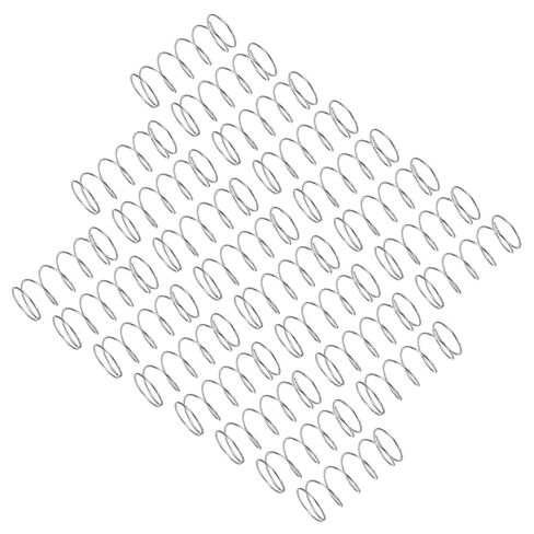 uxcell 25Pcs Compression Spring, 304 Stainless Steel 10mm OD 0.8mm Wire 40mm Length Mechanical Spring for Shop Home Repair Project, Silver Tone in Saudi Arabia