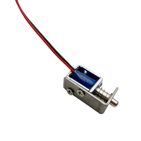 2 قطعة تيار مستمر 12 فولت دفع سحب صغير الملف اللولبي الخطي الكهربائي 3 مللي متر السكتة الدماغية إطارات صغيرة المحرك الكهربائي المغناطيس الملف اللولبي DS-0415 in Kuwait