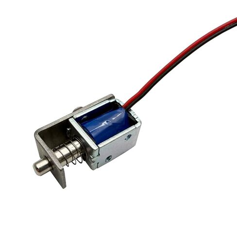 2 قطعة تيار مستمر 12 فولت دفع سحب صغير الملف اللولبي الخطي الكهربائي 3 مللي متر السكتة الدماغية إطارات صغيرة المحرك الكهربائي المغناطيس الملف اللولبي DS-0415 in Kuwait