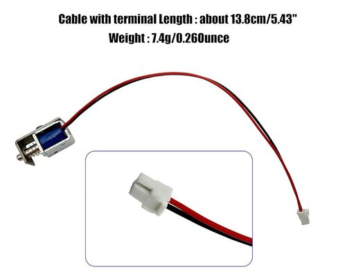 2 قطعة تيار مستمر 12 فولت دفع سحب صغير الملف اللولبي الخطي الكهربائي 3 مللي متر السكتة الدماغية إطارات صغيرة المحرك الكهربائي المغناطيس الملف اللولبي DS-0415 in Kuwait