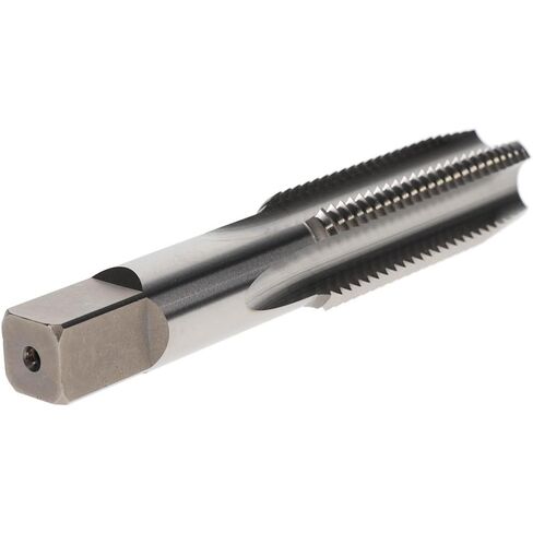 Straight Flute Tap, M22x2.5 Metric Coarse, 4 Flute, Plug Chamfer, High-Speed Steel, Bright/Uncoated Finish, 2-7/32" Thread Length, 4-11/16" OAL in Saudi Arabia
