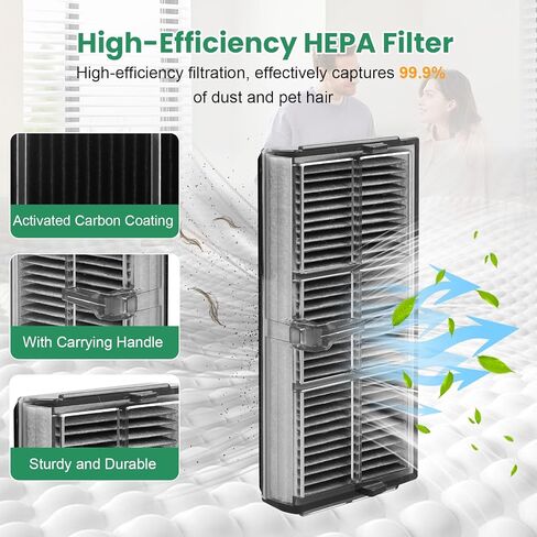 34Pcs Accessories Kit for Dreame L40 Ultra/ X40 Ultra/ X40 Master/Mova P10/ P50 Pro Ultra Robot Vacuum&Mop, 2Rubber Brush, 8Dust Bags, 8Filters, 8Mop Pads, 6Side Brushes, 1Clean Brush, 1Screwdriver in Kuwait