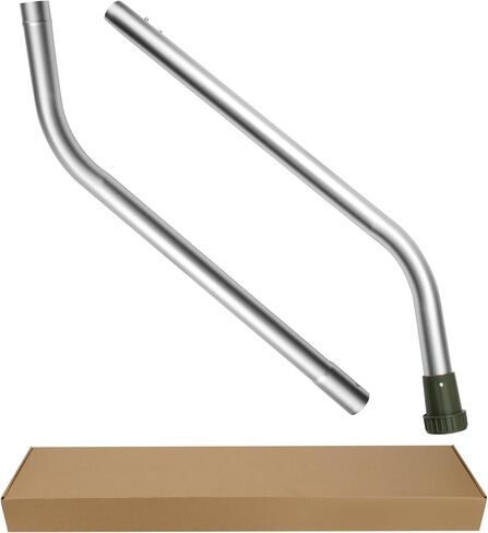 1.5" Vacuum Wand Replacement for ProTeam Backpack Vacuum - Vacuum Cleaner Attachment for Pro Team Parts # 101338 2-Piece, 2-Bend Aluminum Wand with Button Lock - 56-inch Long, 1 1/2-inch Diameter in Kuwait