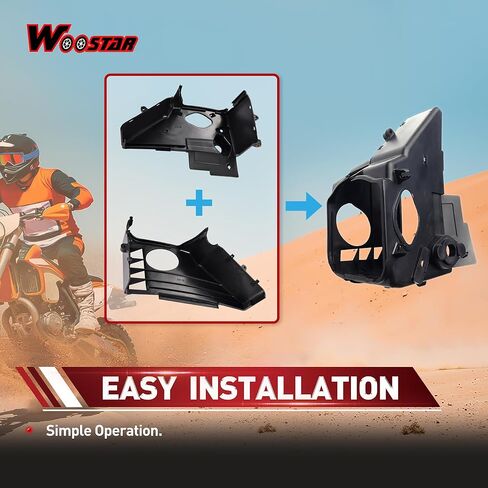 WOOSTAR مدير الهواء غطاء مروحة التبريد الجمعية استبدال ل GY6 125cc 150cc ATV رباعية 4 ويلر الذهاب كارت الدراجة سكوتر in Kuwait