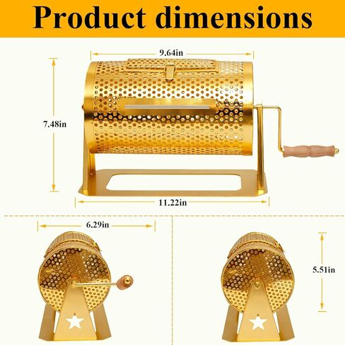 Fair Raffle Drum, Professional Raffle Ticket Spinning Cage,Thickened Metal Raffle Ticket Spinner Box with Sealing Tape, Silent Design Wooden Turning Handle.ldeal for games,company parties,casinos in Saudi Arabia
