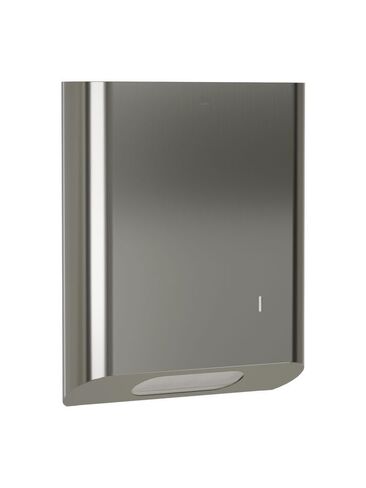Bradley Surface-Mounted Towel Dispenser, Red Low-Level Indicator, Easy to Refill, Advanced Weld Construction, Satin Finish, Stainless Steel, 2B1 in Saudi Arabia