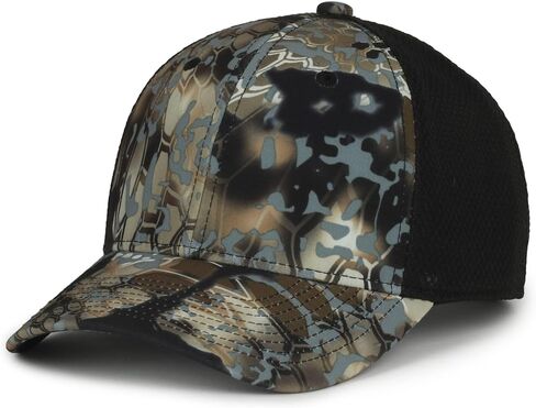 قبعة الصيد Kryptek Obskura Skyfall Camo - قبعة أداء متوسطة الحجم مع شبكة خلفية، خطاف وحلقة قابلة للتعديل، مقاس واحد in Saudi Arabia