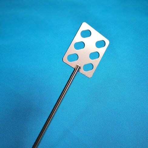 1pcs Stainless Steel Square Mixing Blade - 40mm, 50mm, 60mm, 80mm Impeller for Laboratory Agitation, Durable Rod Included (40x8x300mm) in Saudi Arabia