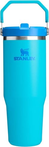 Stanley Iceflow 2.0 Flip Straw Tumbler مع مقبض 20 أوقية | تطور على الغطاء وقلب القش | زجاجة ماء مقاومة للتسرب | معزول الفولاذ المقاوم للصدأ | BPA خالية | رماد in Kuwait