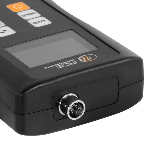 جهاز PCE Instruments PCE-VM 10 مقياس اهتزاز رقمي محمول لمراقبة الماكينة، ويقيس تسارع الاهتزاز والسرعة والإزاحة، إلى جانب تسجيل البيانات ووظائف تثبيت الذروة in Kuwait