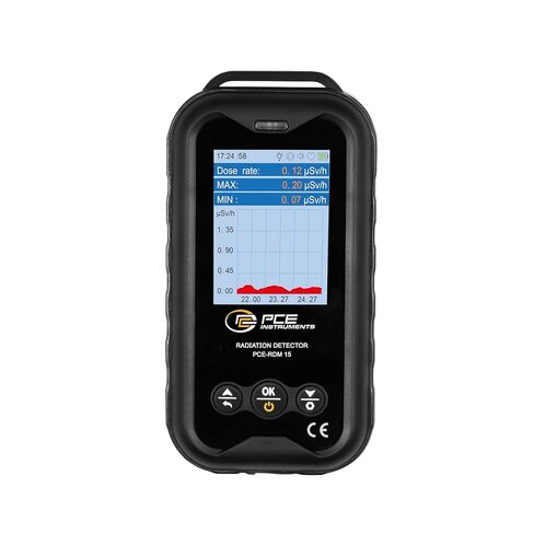 PCE Instruments PCE-RDM 15 مقياس سرعة الدوران الرقمي المحمول لقياس سرعة الدوران، يقيس 2-15,000 دورة في الدقيقة، إلى جانب أوضاع الاتصال وعدم الاتصال in Kuwait