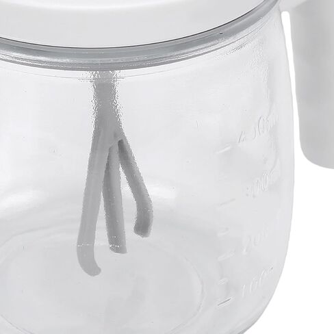 Focket Electric Mixing Mug, 400ml Magnetic Stirring System Automatic Stirring Cup, Rechargeable Glass Cup with USB Charging for Coffee Milk Protein Powder in Saudi Arabia
