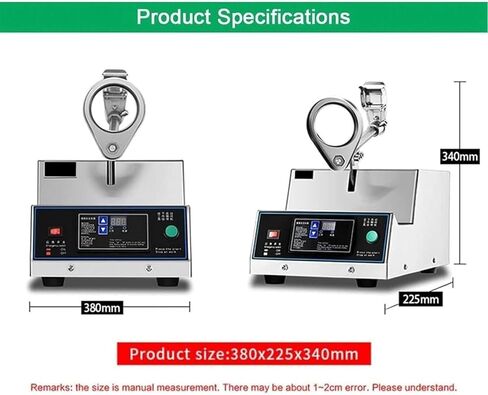ماكينة خفق شاي الحليب الأوتوماتيكية، ماكينة خفق شاي الحليب الكهربائية مع ذراع آلي بكوب واحد، أكواب تتراوح من 350 إلى 700 مل، توقيت من 0 إلى 120 ثانية ومادة متينة من الفولاذ المقاوم للصدأ، لشاي الفقاعات والعصير in Kuwait