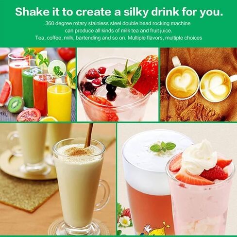 ماكينة خفق شاي الحليب الأوتوماتيكية، ماكينة خفق شاي الحليب الكهربائية مع ذراع آلي بكوب واحد، أكواب تتراوح من 350 إلى 700 مل، توقيت من 0 إلى 120 ثانية ومادة متينة من الفولاذ المقاوم للصدأ، لشاي الفقاعات والعصير in Kuwait