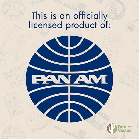 ملصق Desert Cactus Pan Am شعار الخطوط الجوية شعار الخطوط الجوية ملصق من الفينيل لزجاجة مياه الكمبيوتر المحمول ودفتر قصاصات السيارة مرخص رسميًا (ورقة - النوع 2.9) in Saudi Arabia